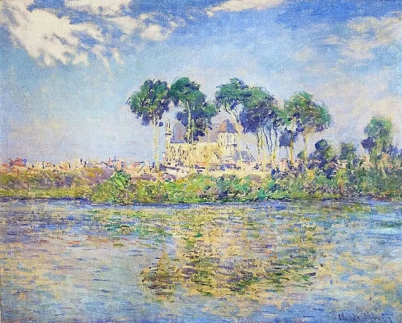 De kerk van Vernon - Claude Monet
