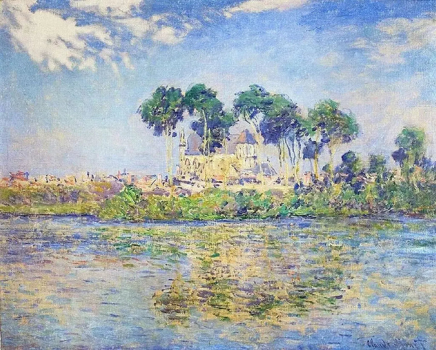 De kerk van Vernon - Claude Monet