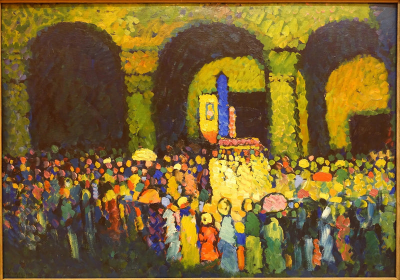 De Sint-Lodewijkskerk van München - Vassily Kandinsky