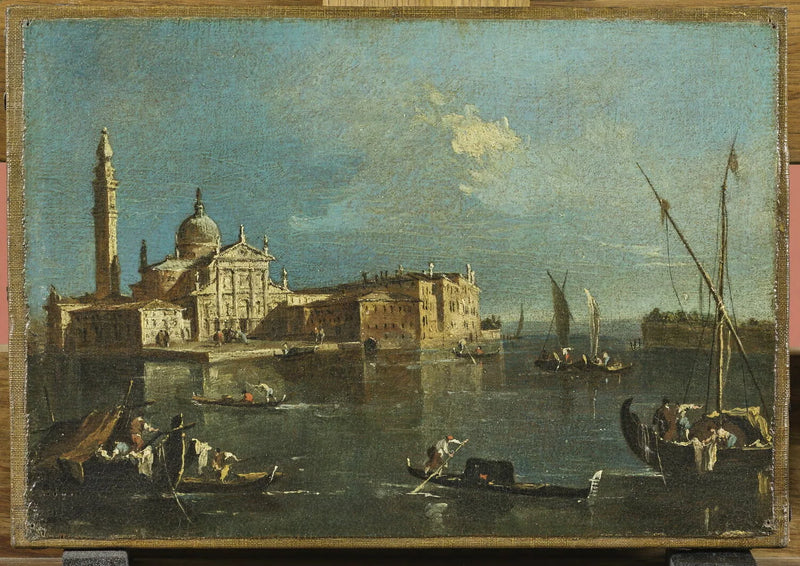 De San Giorgio Maggiore Kerk in Venetië - Francesco Guardi