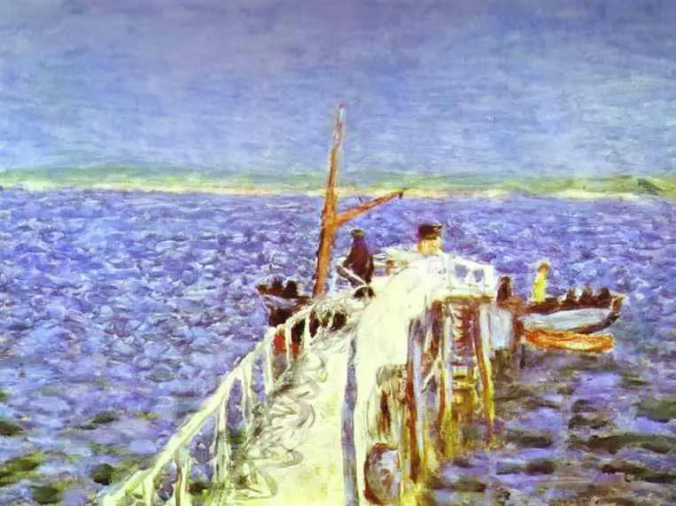 De aanlegsteiger - Pierre Bonnard