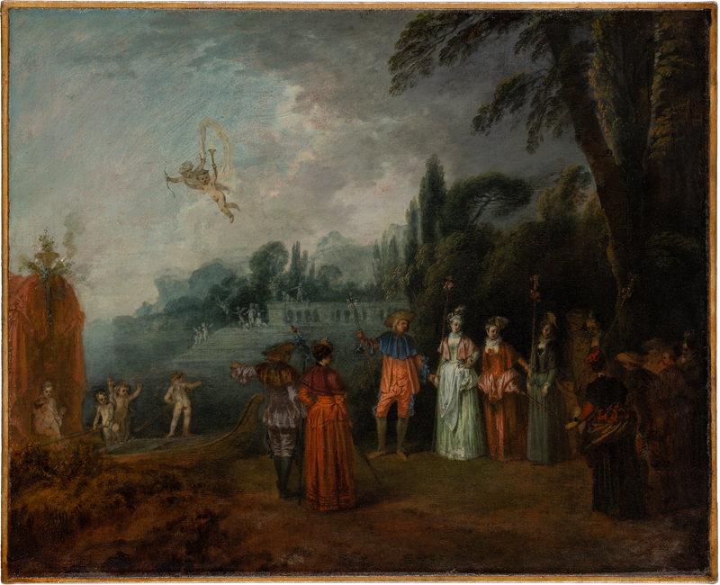 De inscheping naar Cythera - Antoine Watteau