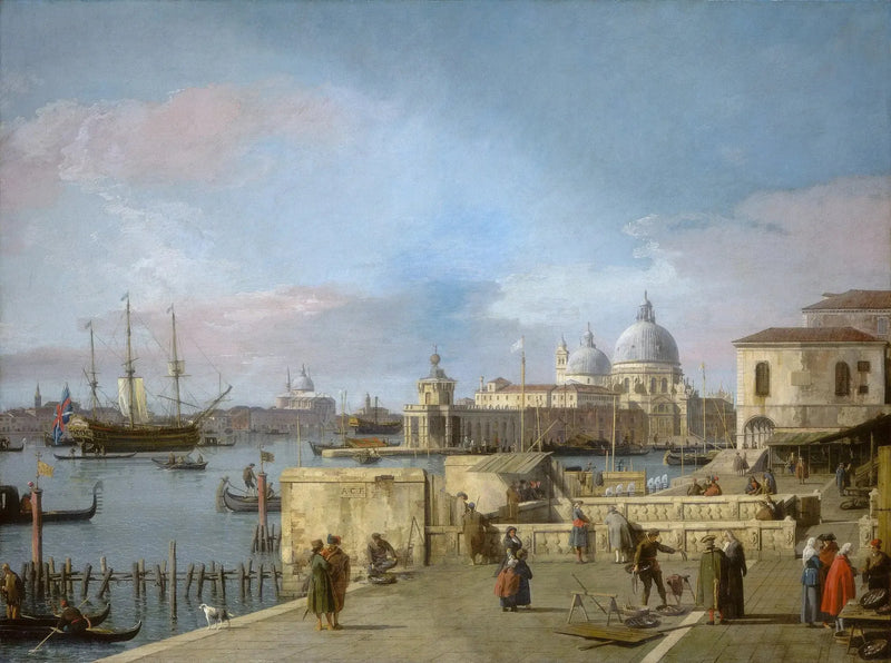 De monding van het Grote Kanaal vanaf de Mole, Venetië - Canaletto

Source:
L'Embouchure du Grand Canal depuis le Môle, Venise - Canaletto