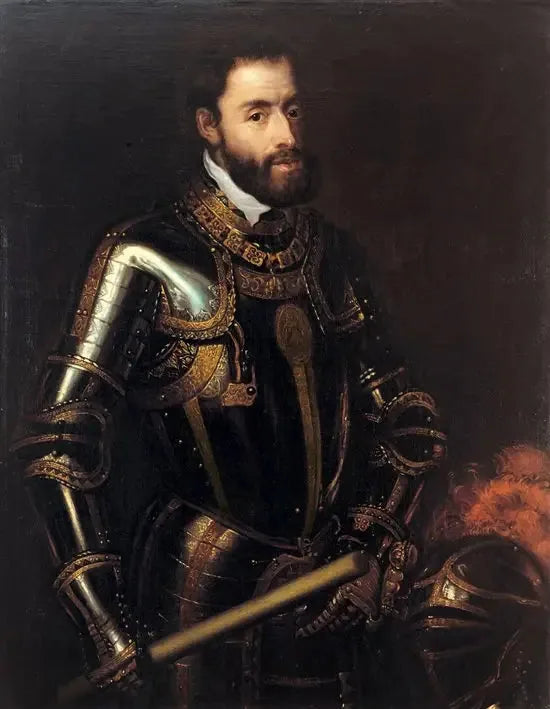 De keizer Karel V als commandant - Peter Paul Rubens