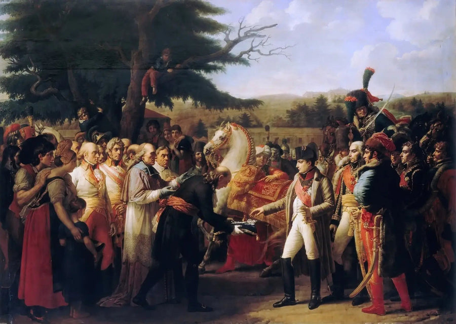 De keizer ontvangt de sleutels van Wenen - Anne-Louis Girodet

Source:
L'Empereur recevant les clefs de Vienne - Anne-Louis Girodet