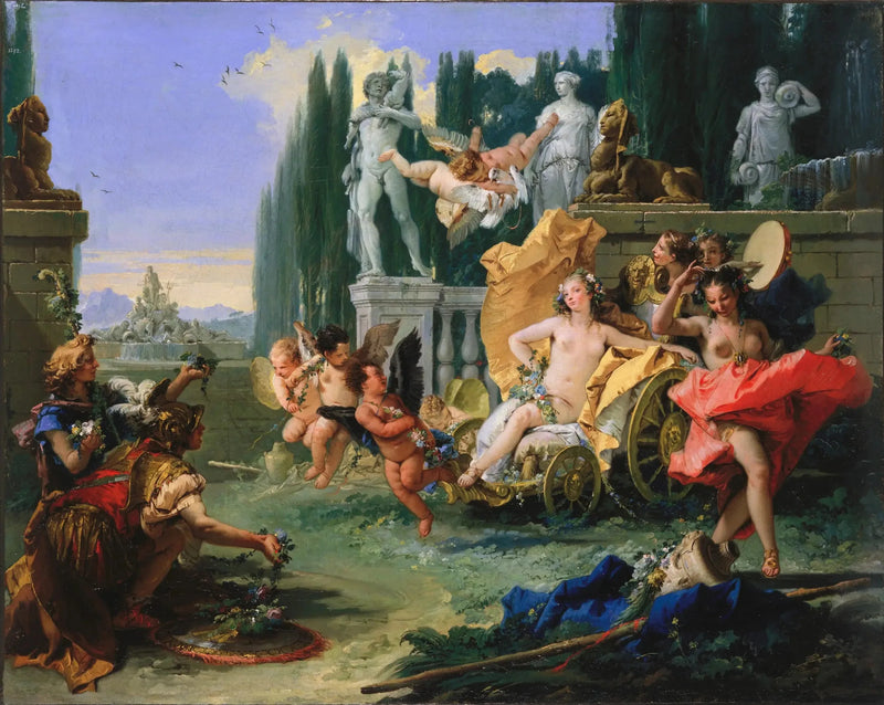 Het Rijk van de Flora - Giovanni Battista Tiepolo