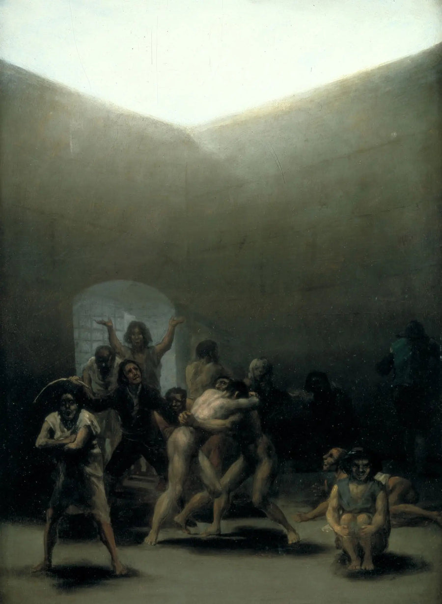 De Inclosure van de Gekken - Francisco de Goya