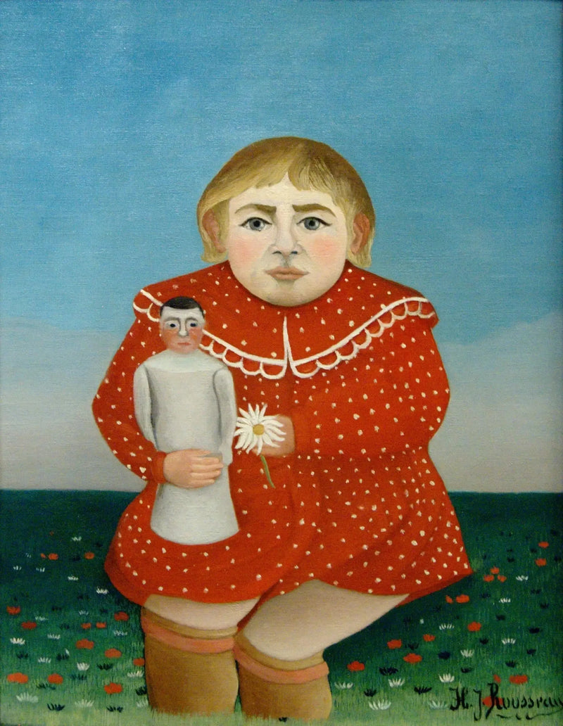 Het Kind met Pop - Henri Rousseau
