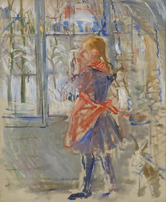Het Kind met de Rode Schort - Berthe Morisot