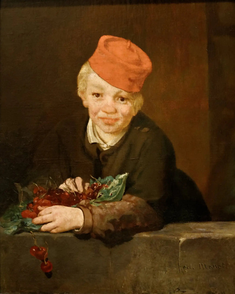 Het kind met de kersen - Édouard Manet