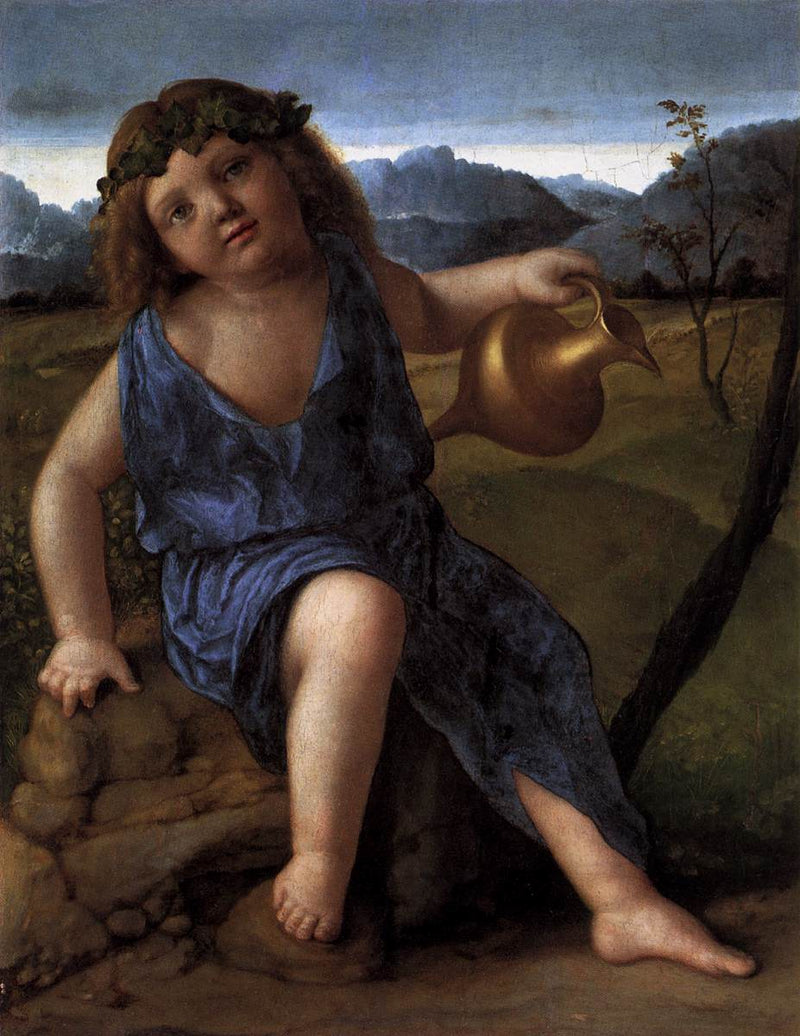 Het kind Bacchus - Giovanni Bellini