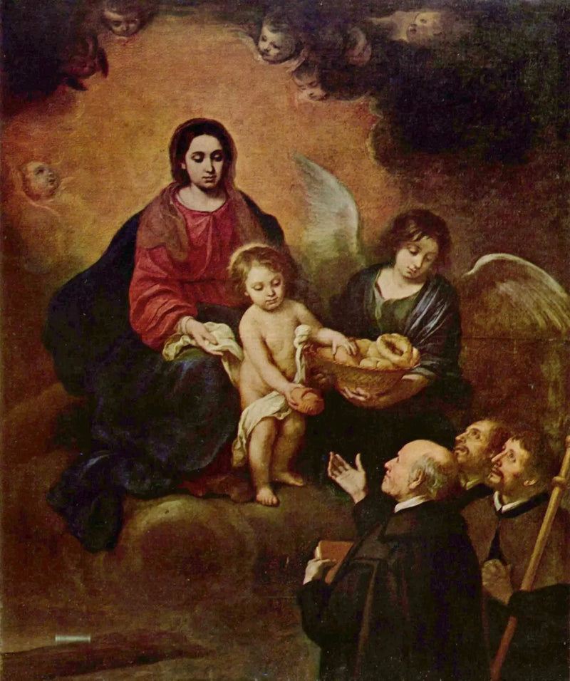 Het Kind Jezus dat brood uitdeelt aan pelgrims - Bartolomé Esteban Murillo

Source:
L'Enfant Jésus distribuant du pain aux pèlerins - Bartolomé Esteban Murillo