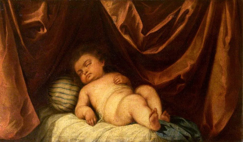De slapende Jezus-kindje - Alonso Cano