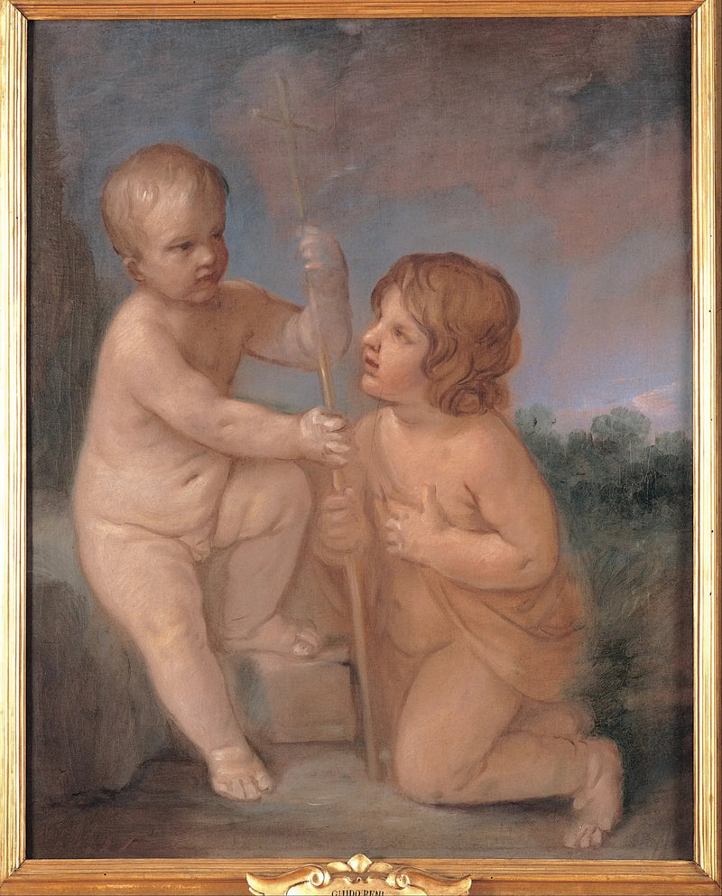 Het kind Jezus en Sint-Jan - Guido Reni