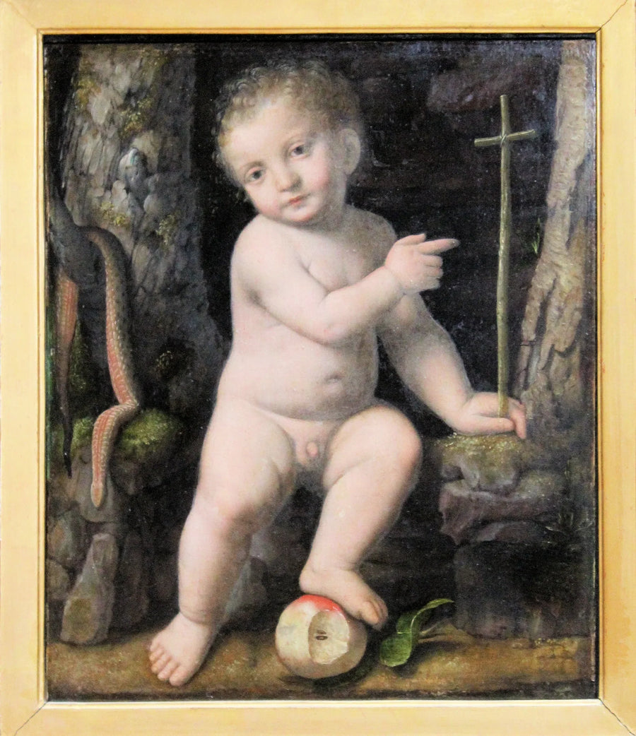 Het Kind Jezus, Redder van de wereld - Bernardino Luini