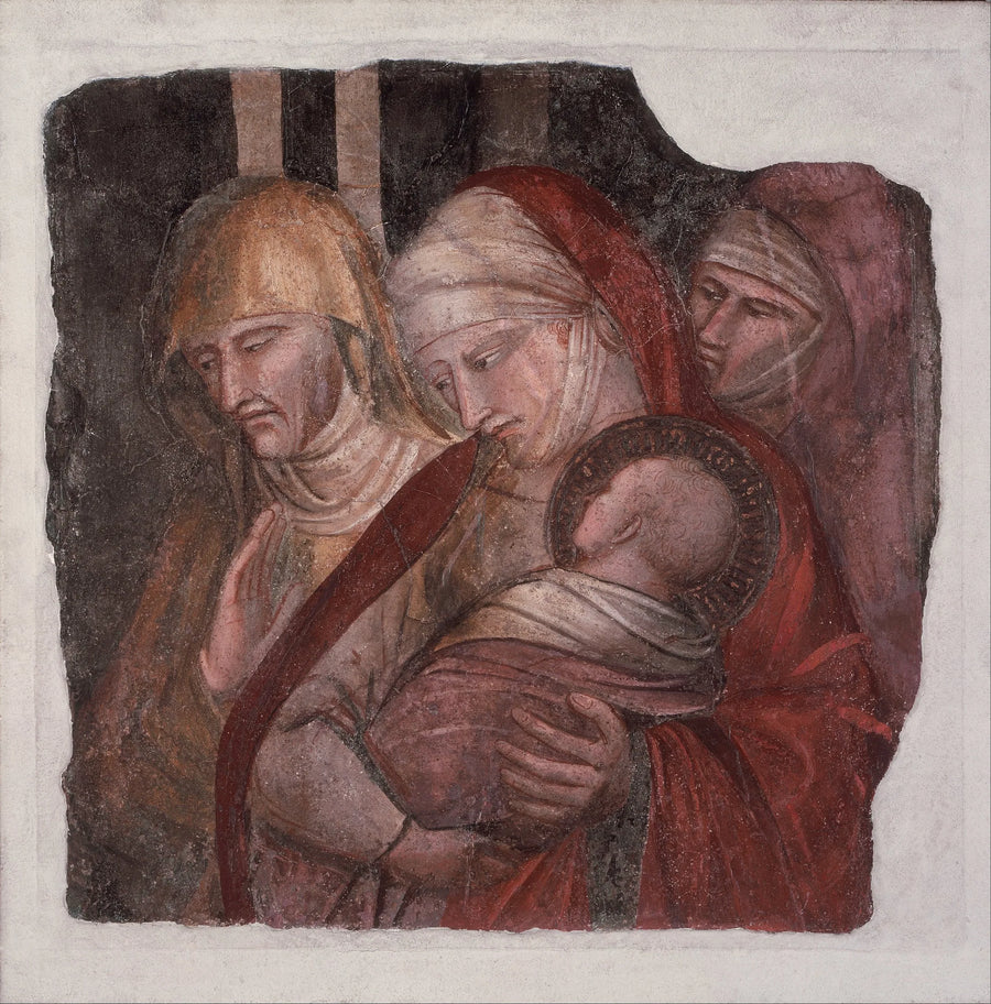 De Heilige Johannes de Doper gepresenteerd aan Zacharias - Spinello Aretino