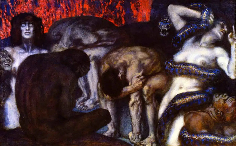 L'Enfer - Franz Von Stuck