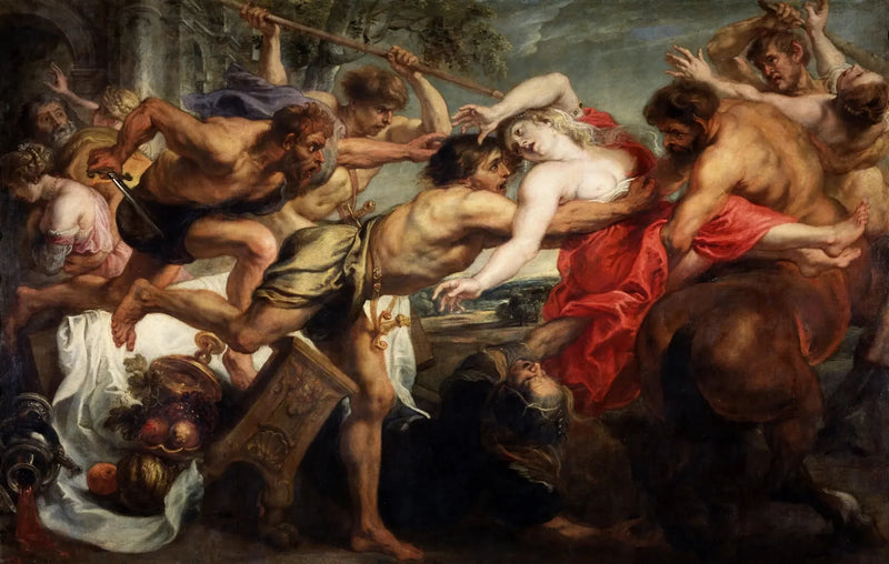 De Ontvoering van Hippodameia - Peter Paul Rubens