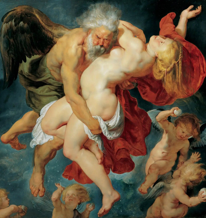 De Ontvoering van Orithye door Boreas - Peter Paul Rubens