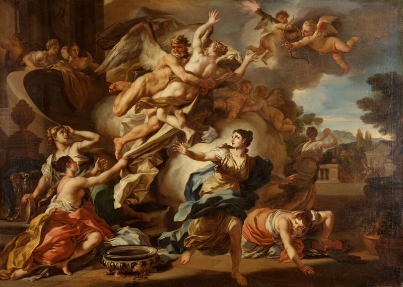 Het ontvoeren van Orithyia - Francesco Solimena