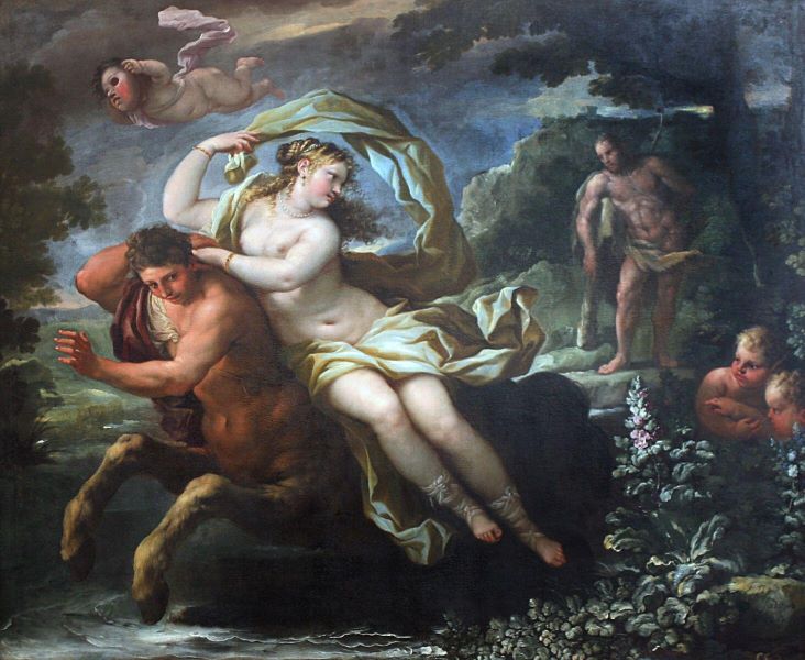 De Ontvoering van Dejanira - Luca Giordano