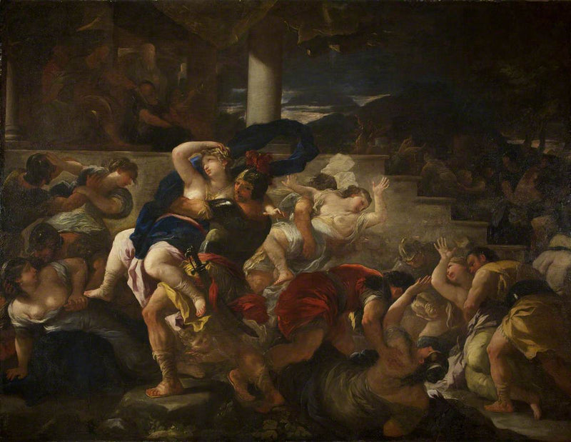 De ontvoering van de Sabijnen - Luca Giordano