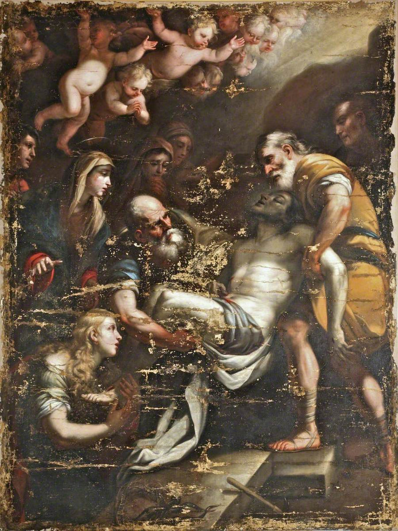 De begrafenis - Luca Giordano