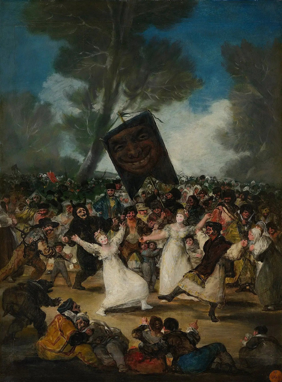 De begrafenis van de sardine - Francisco de Goya
