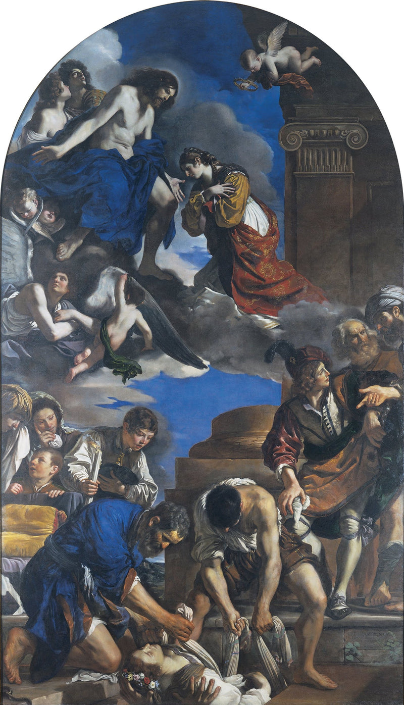 Het Begraven van Sint Pétronille - Guercino
