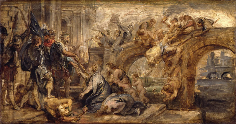 De ingang in Parijs van Hendrik IV - Peter Paul Rubens