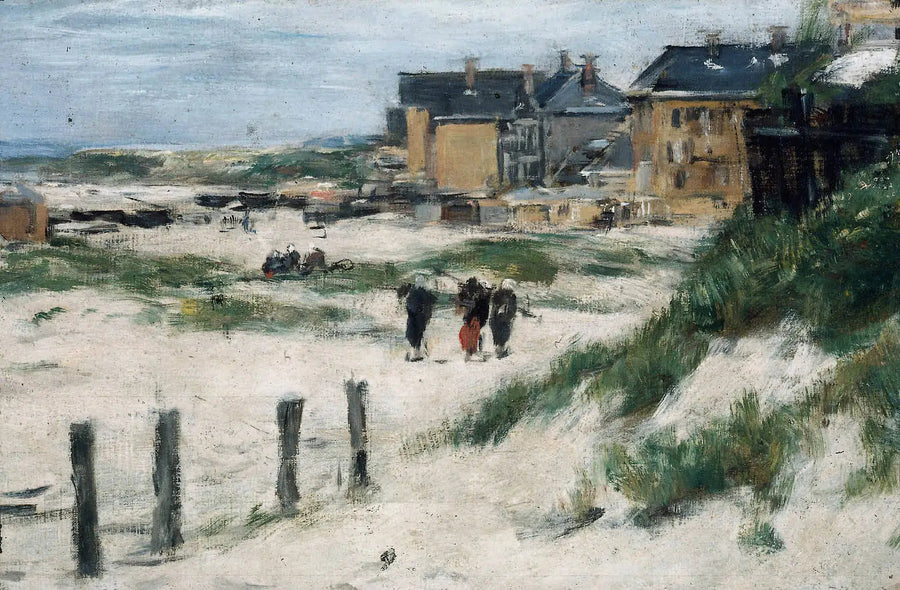 De ingang van Berck - Eugène Boudin