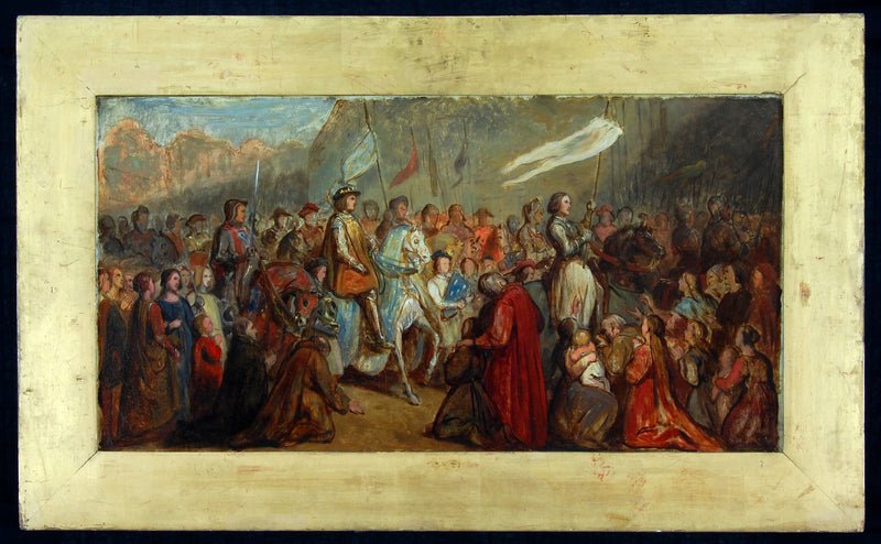 De intocht van Jeanne d'Arc en Karel VII in Reims - Ary Scheffer