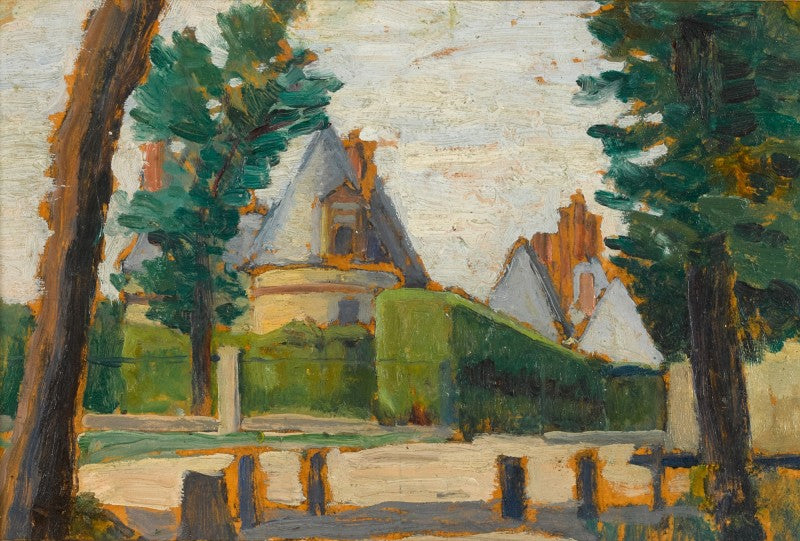 De ingang van het kasteel - Henri-Edmond Cross