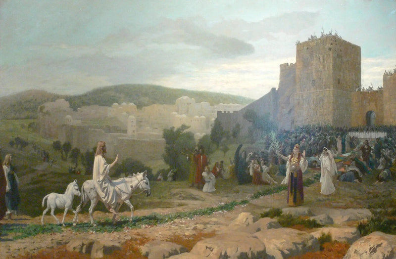 De Intocht van Christus in Jeruzalem - Jean-Léon Gérôme