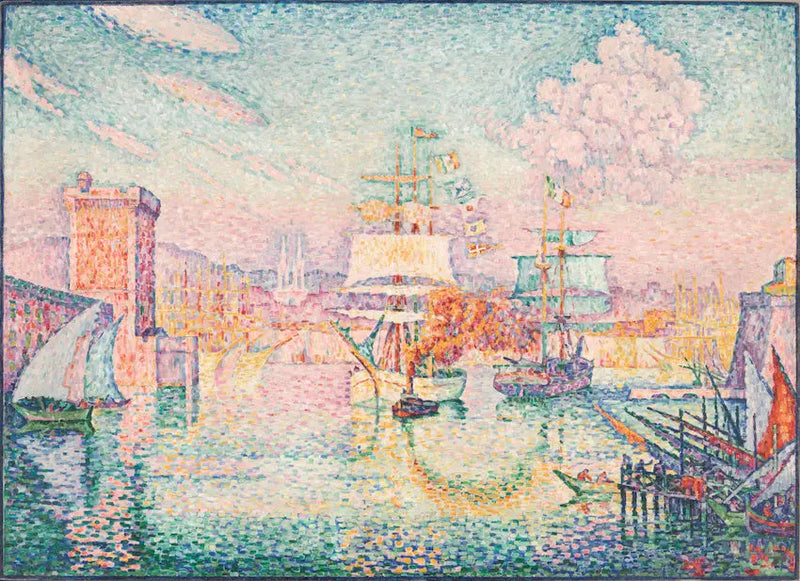 De Ingang van de Haven van Marseille - Paul Signac