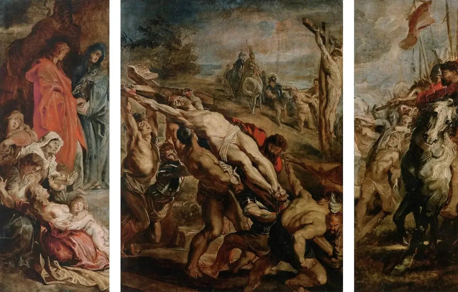 De Kruisoprichting - Peter Paul Rubens