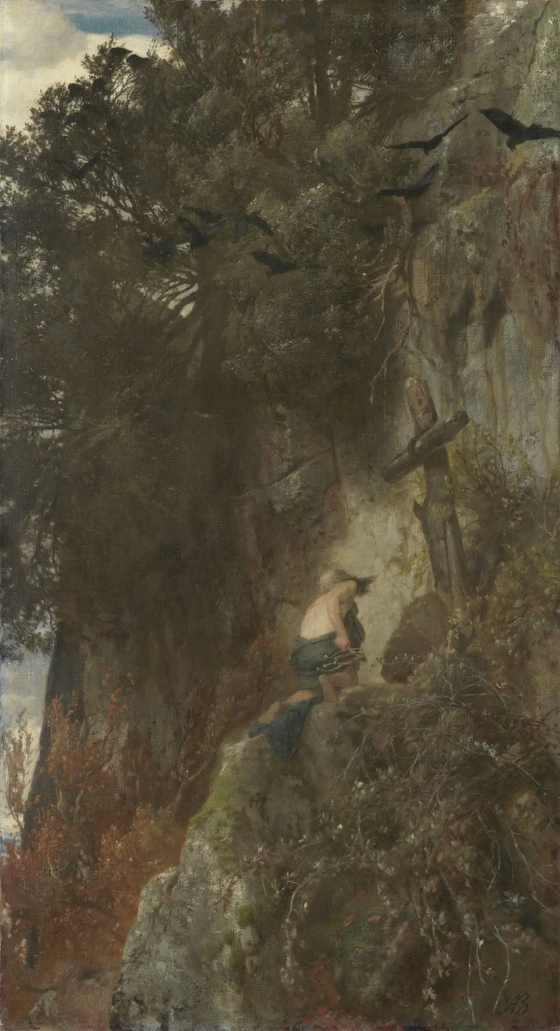 De kluizenaar - Arnold Böcklin

Source:
L'ermite - Arnold Böcklin
