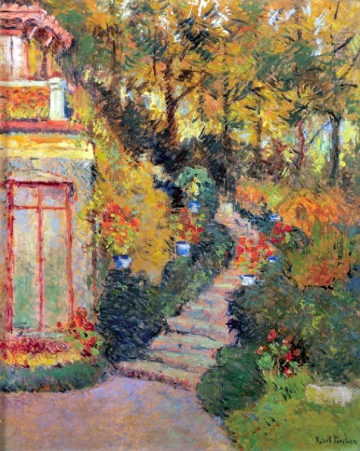 De trap in Lescure - Robert Antoine Pinchon