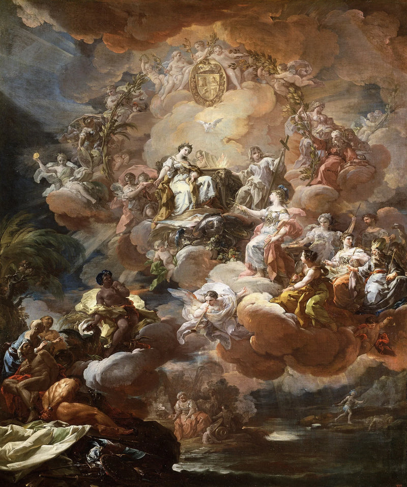 Spanje eert de Religie en de Kerk - Corrado Giaquinto