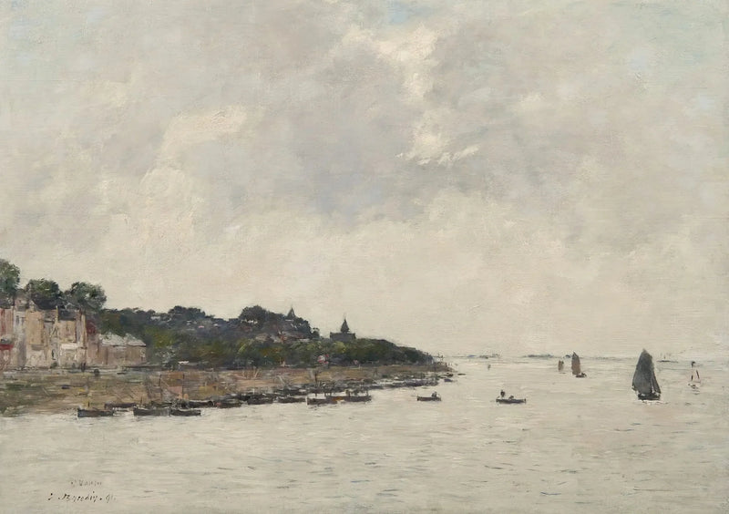 De estuarium van de Somme bij Saint-Valéry-sur-Somme - Eugène Boudin