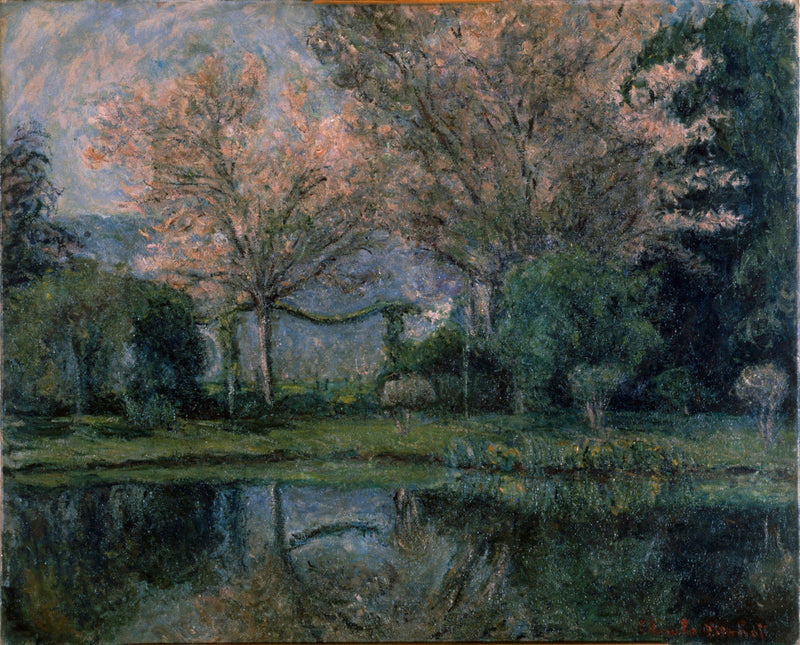De vijver in Giverny - Blanche Hoschede Monet