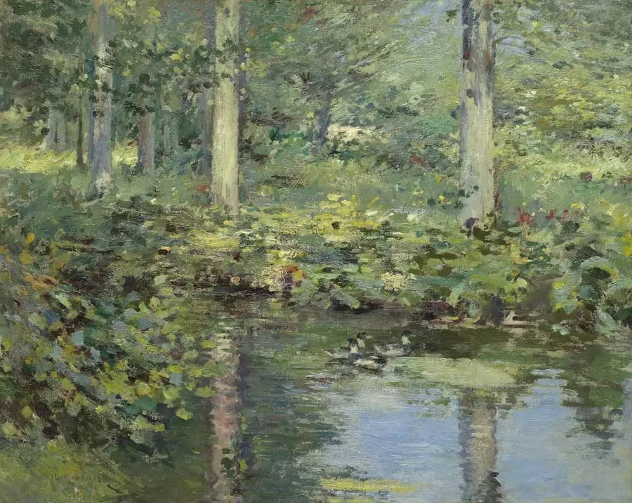 De eendenpoel - Theodore Robinson