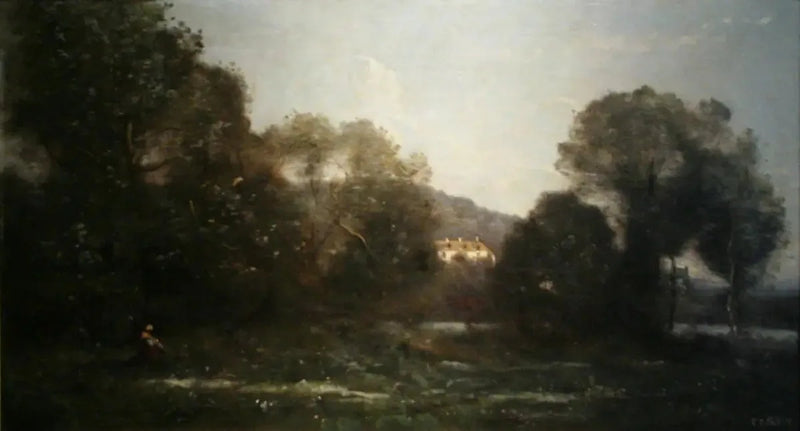 Het Meer van Ville d'Avray - Jean-Baptiste Camille Corot
