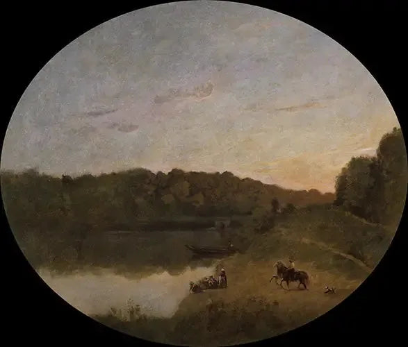 Het vijver van Ville-d'Avray - Jean-Baptiste Camille Corot