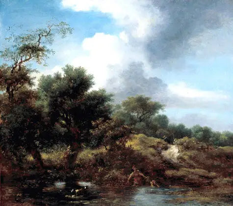 De vijver - Jean-Honoré Fragonard