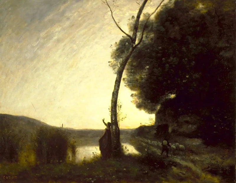 De Ster van de Herder - Jean-Baptiste Camille Corot