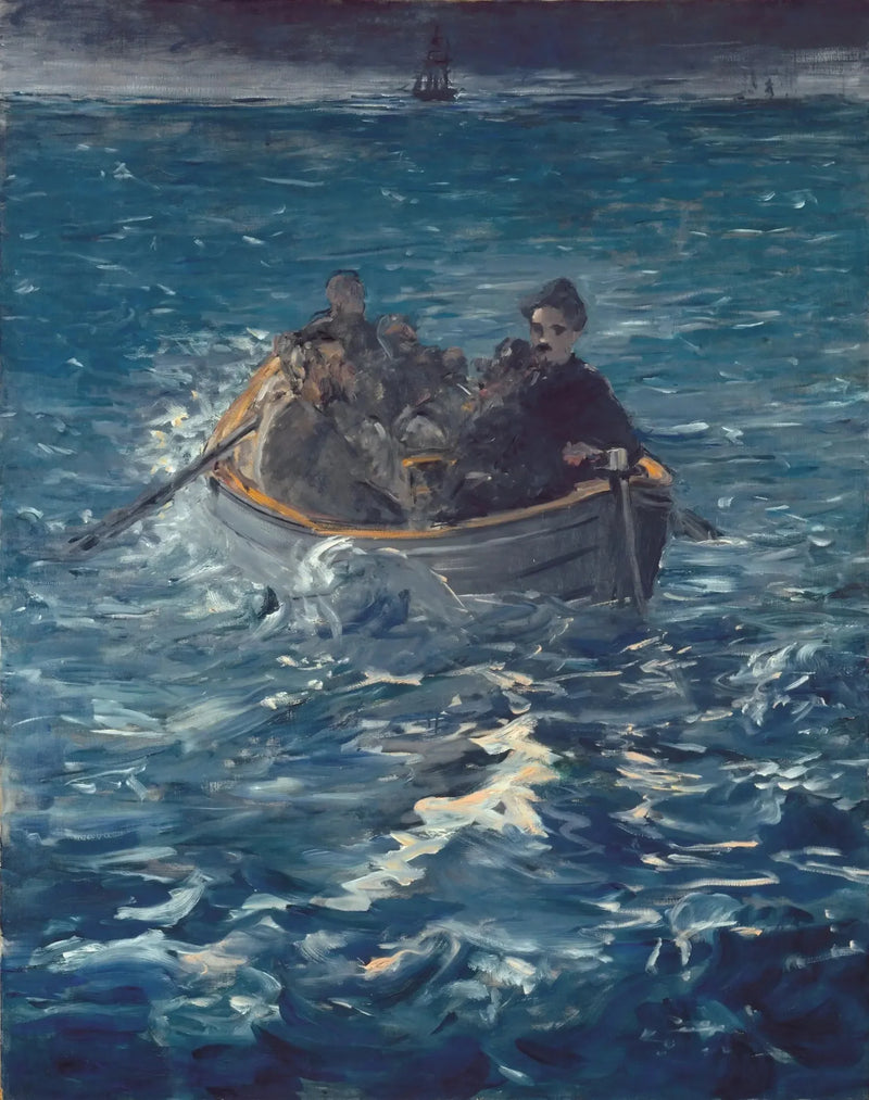 De Ontsnapping van Rochefort - Édouard Manet