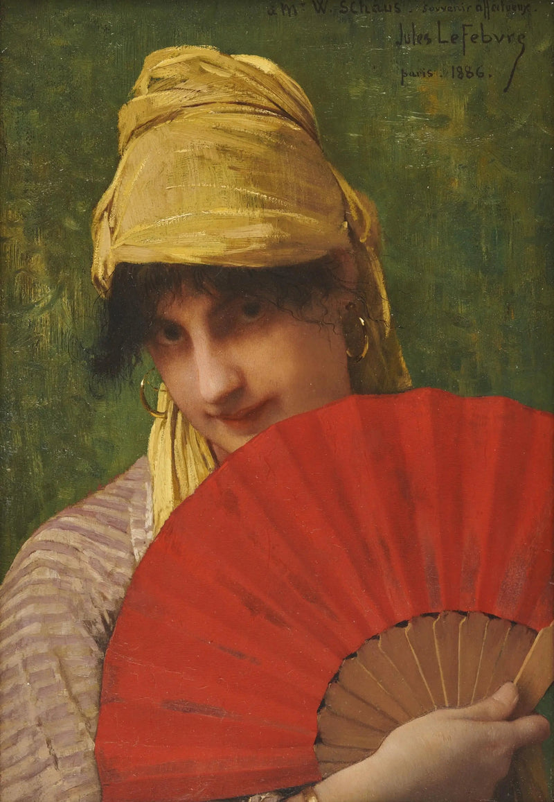 De rode waaier - Jules Lefebvre

Source:
L'éventail rouge - Jules Lefebvre