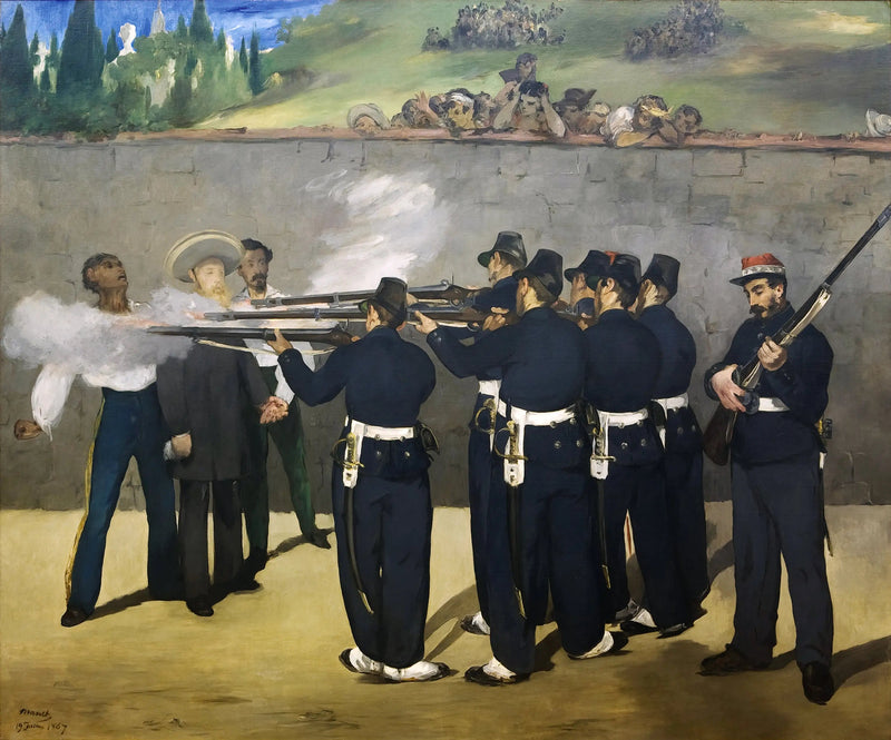 De Executie van keizer Maximiliaan - Édouard Manet