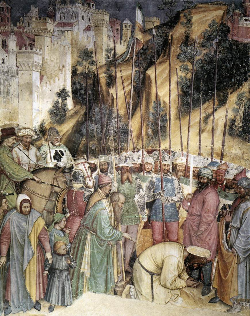De uitvoering van Sint-Joris - Altichiero da Zevio